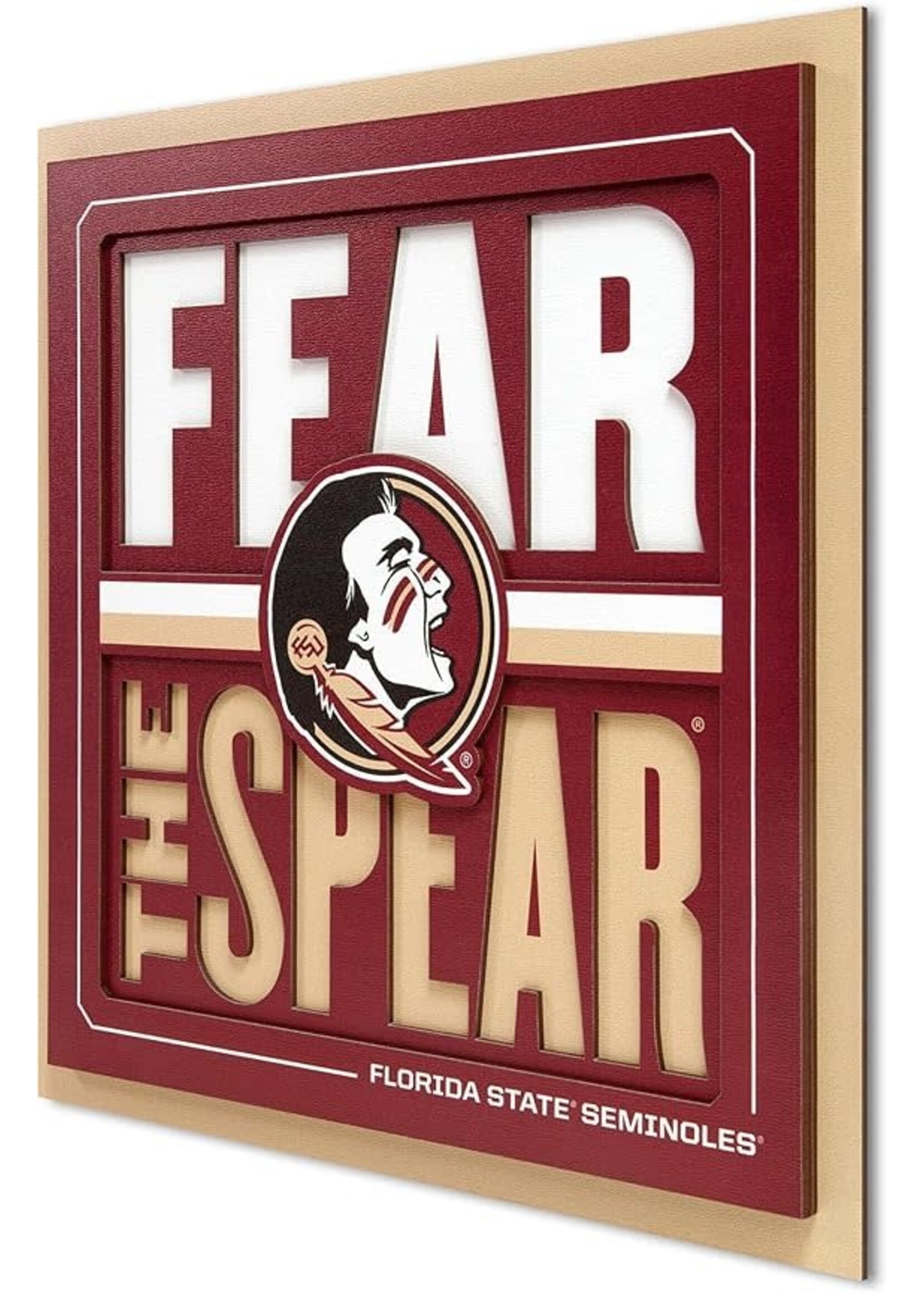 You The Fan Florida State Slogan 12x12 Wall Art