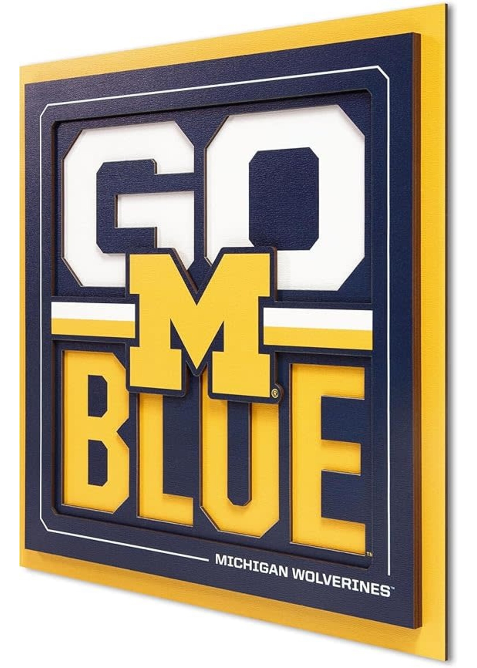 You The Fan Michigan Slogan 12x12 Wall Art