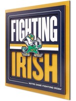 You The Fan Notre Dame Slogan 12x12 Wall Art