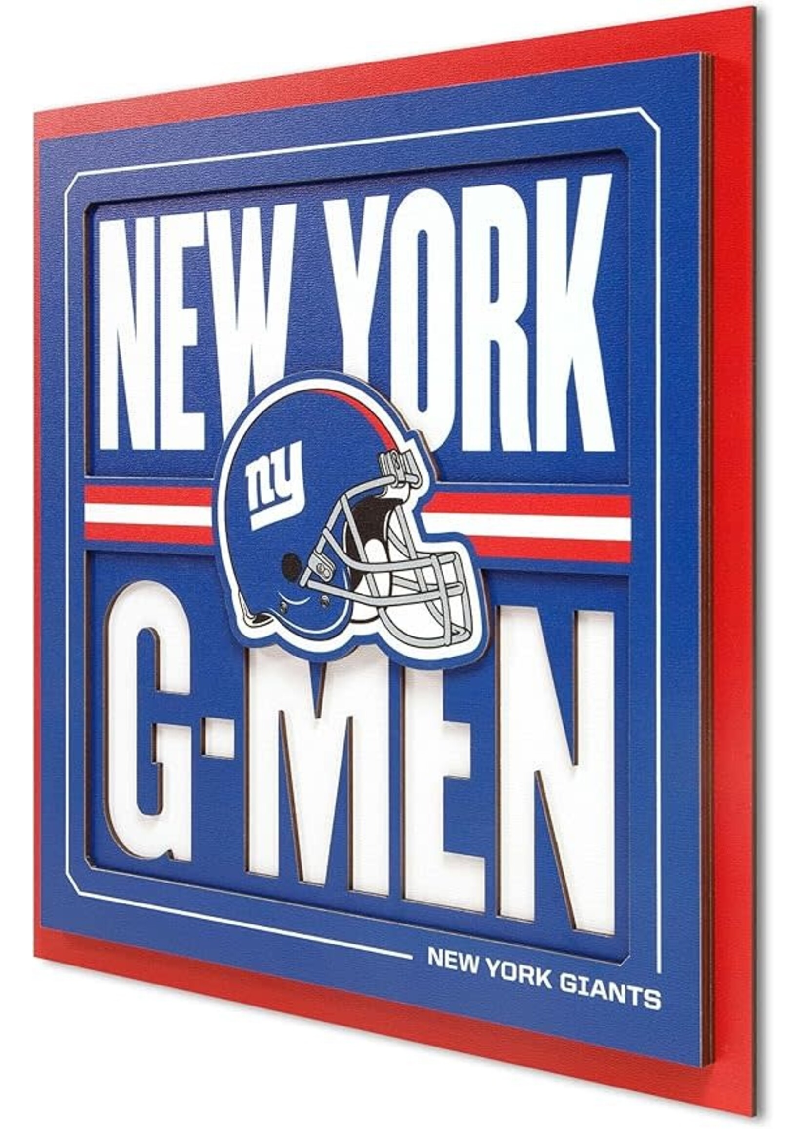 You The Fan NY Giants Slogan 12x12 Wall Art