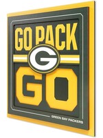 You The Fan Packers Slogan 12x12 Wall Art