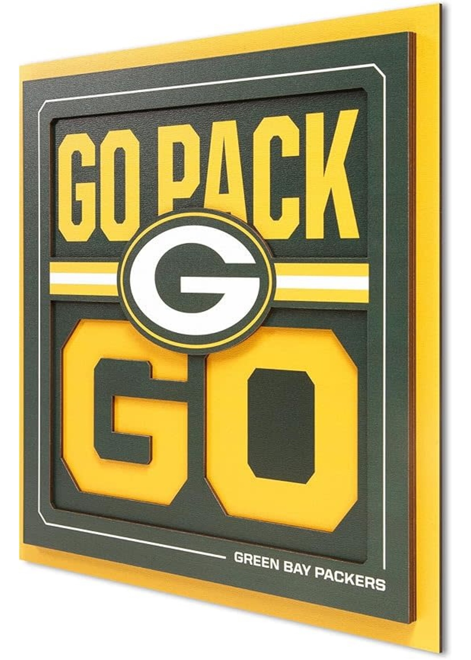 You The Fan Packers Slogan 12x12 Wall Art