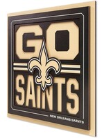 You The Fan Saints Slogan 12x12 Wall Art