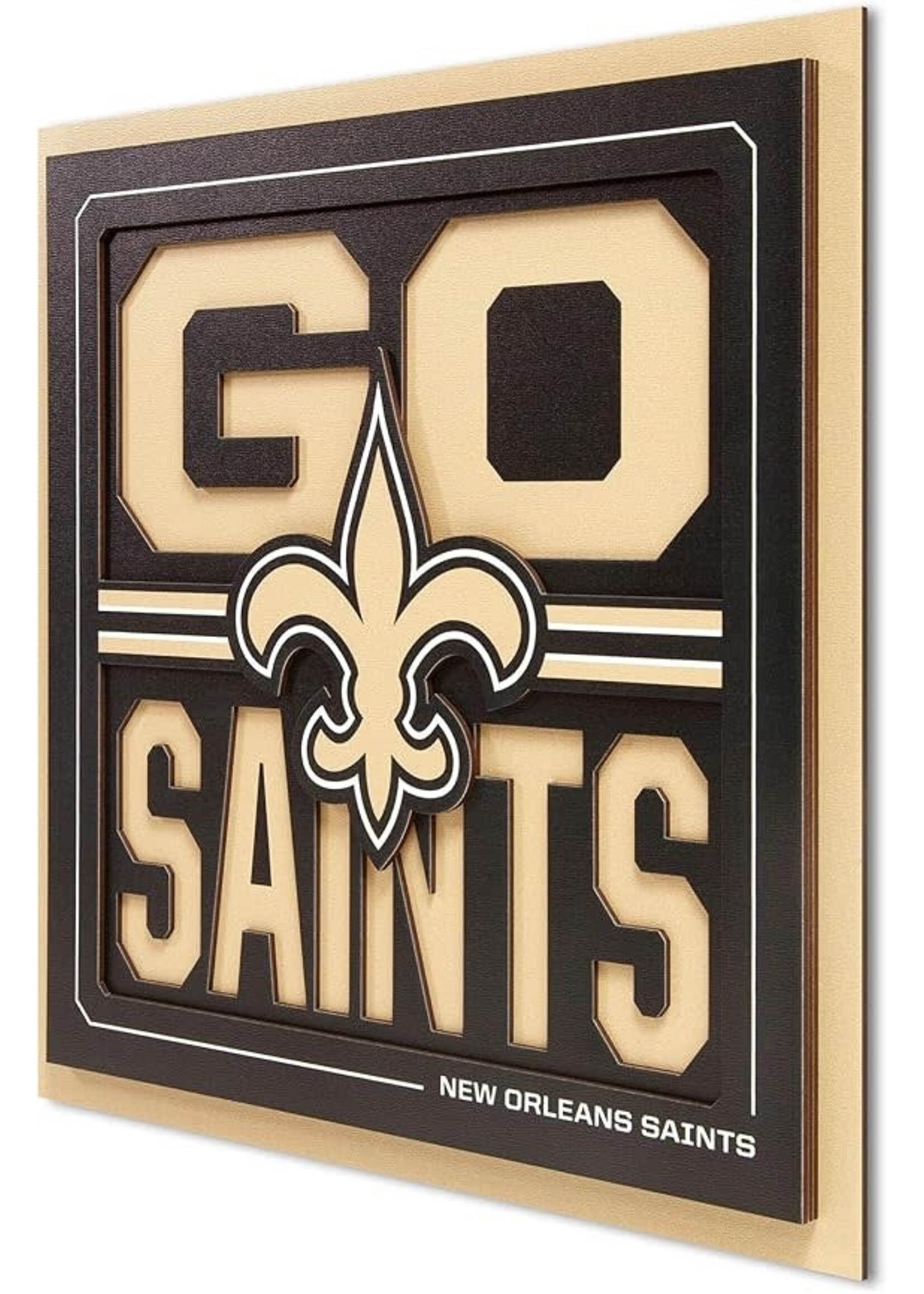 You The Fan Saints Slogan 12x12 Wall Art