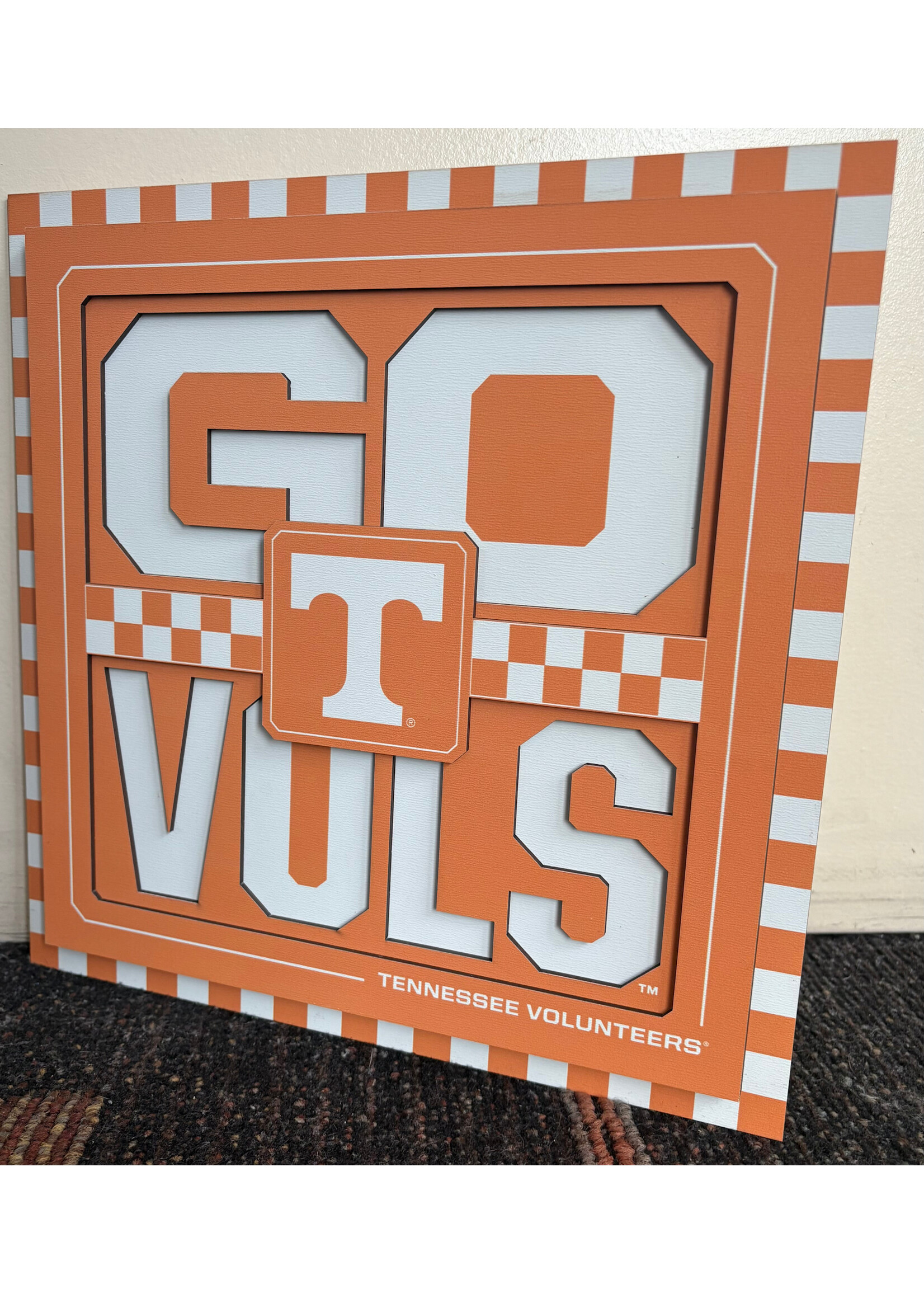 You The Fan Tennessee Slogan 12x12 Wall Art