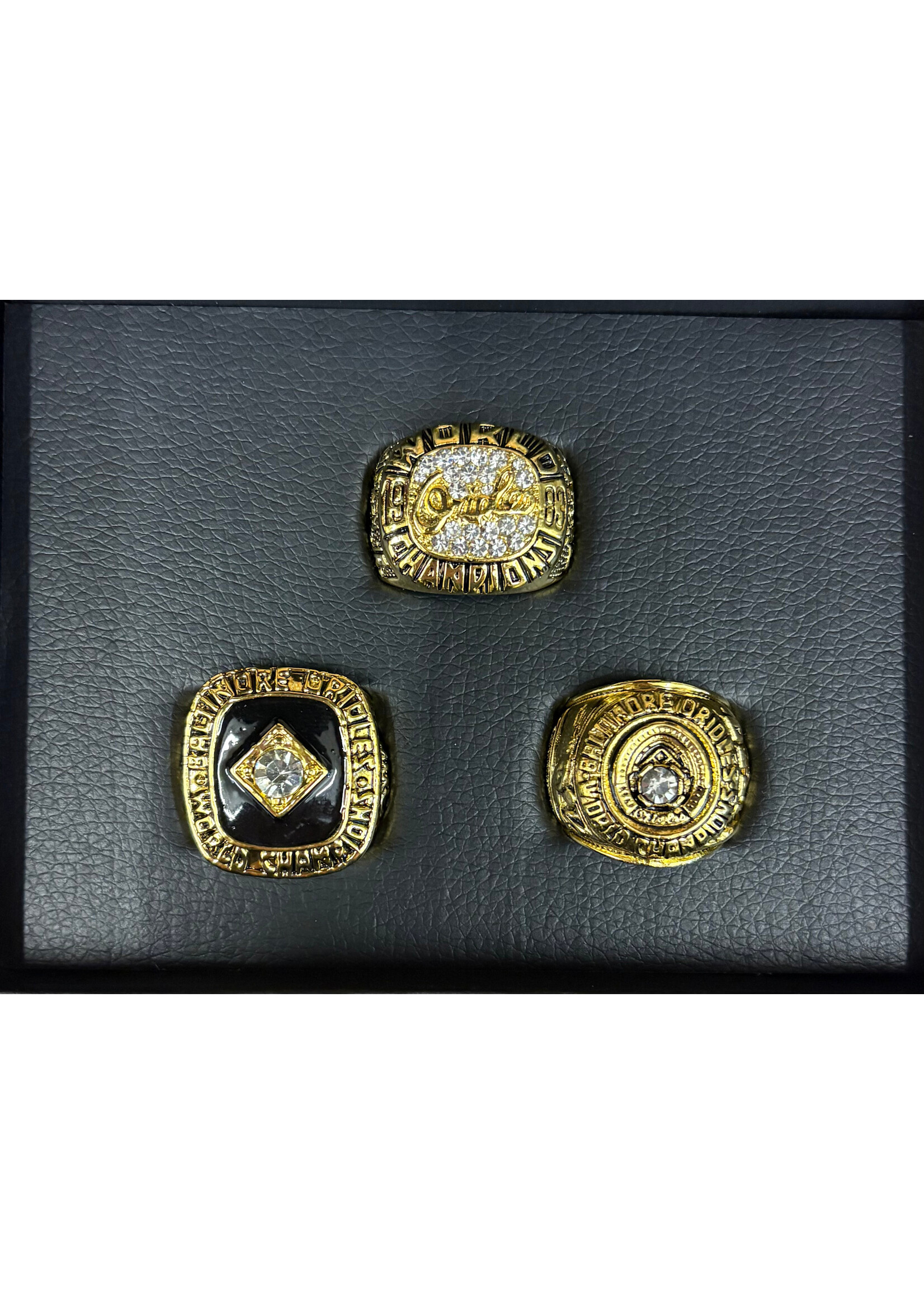 Rings Orioles 3 Ring Set