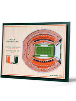 You The Fan Miami 5 Layer Stadium Wall Art