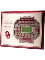You The Fan Oklahoma 5 Layer Stadium Wall Art