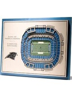 You The Fan Panthers 5 Layer Stadium Wall Art