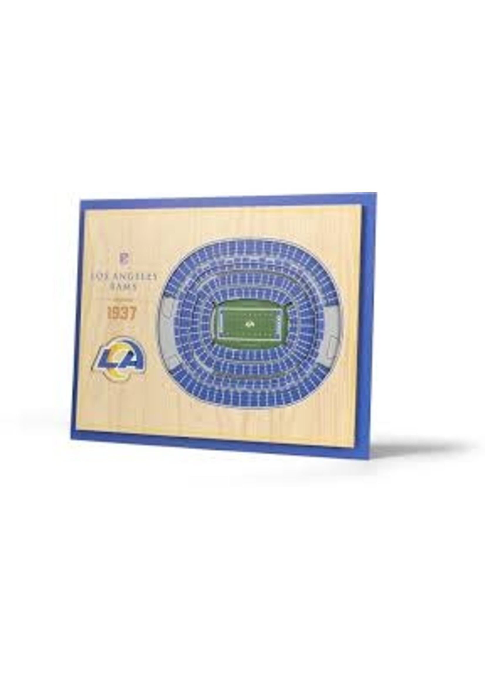 You The Fan Rams 5 Layer Stadium Wall Art