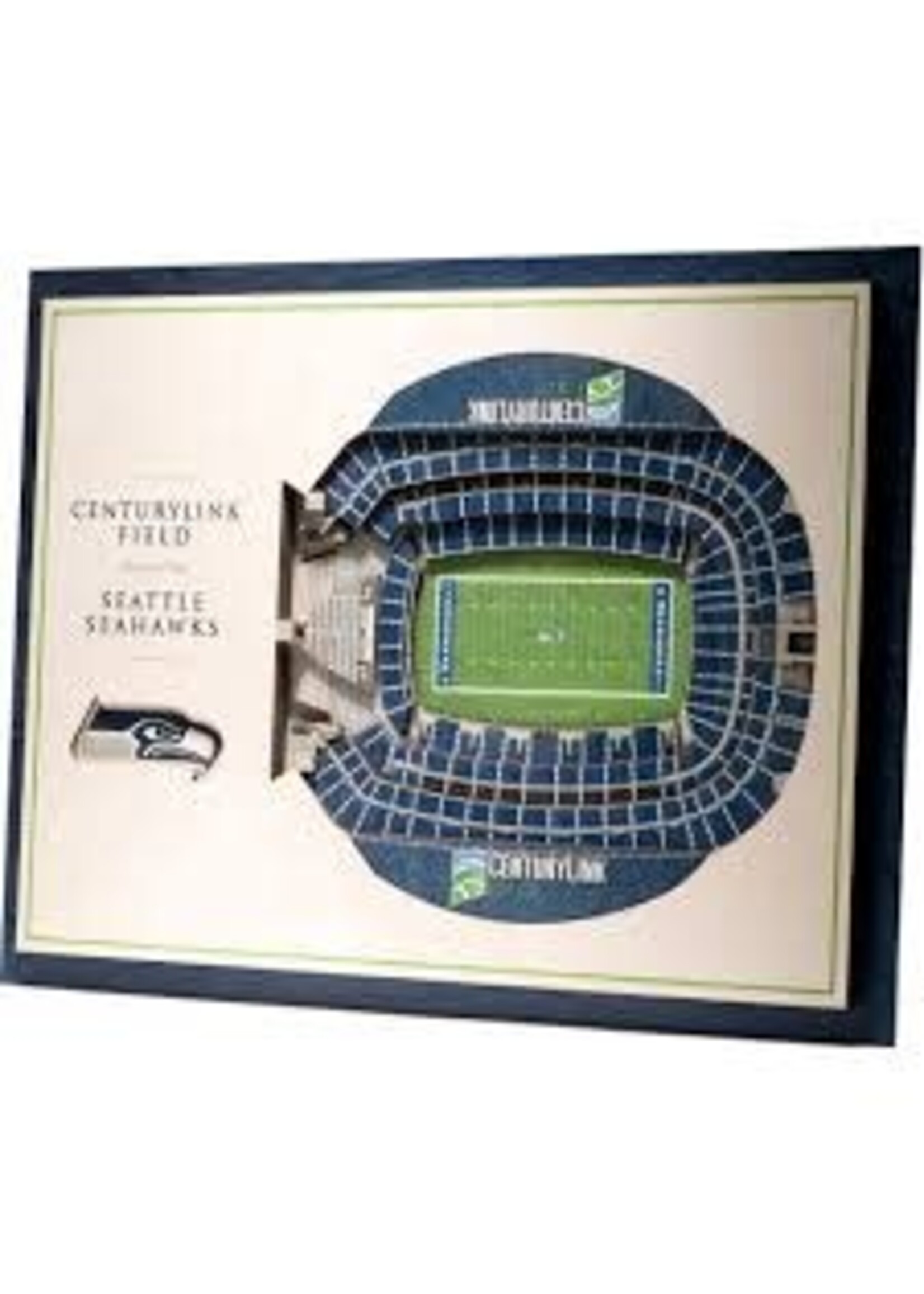 You The Fan Seahawks 5 Layer Stadium Wall Art