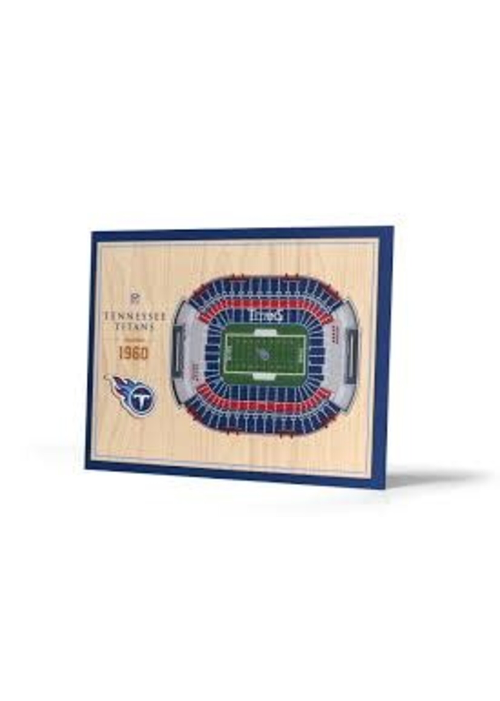 You The Fan Titans 5 Layer Stadium Wall Art
