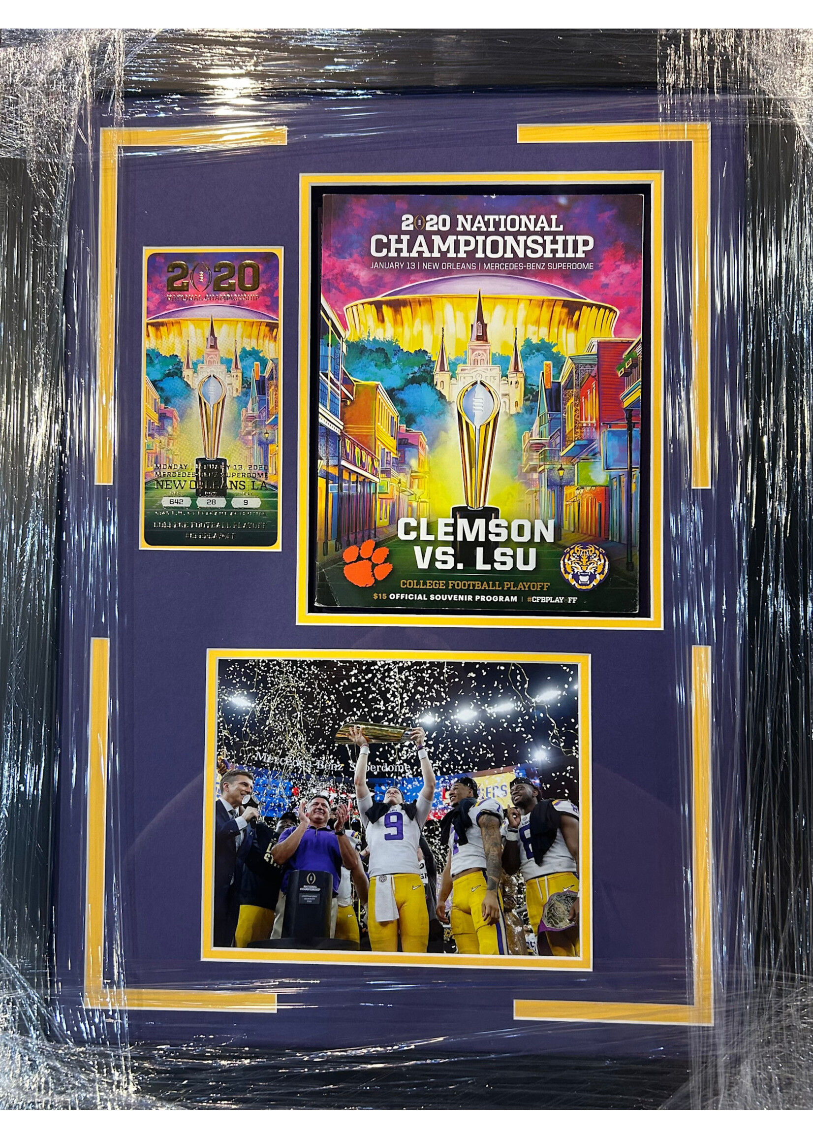 2020 LSU Program Tix Collage