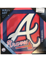 You The Fan Braves Logo 12x12 Wall Art