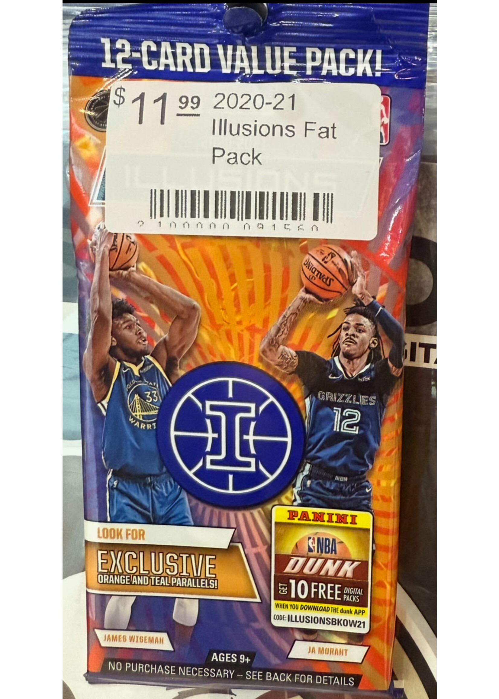 Cards 2020-21 Illusions Fat Pack