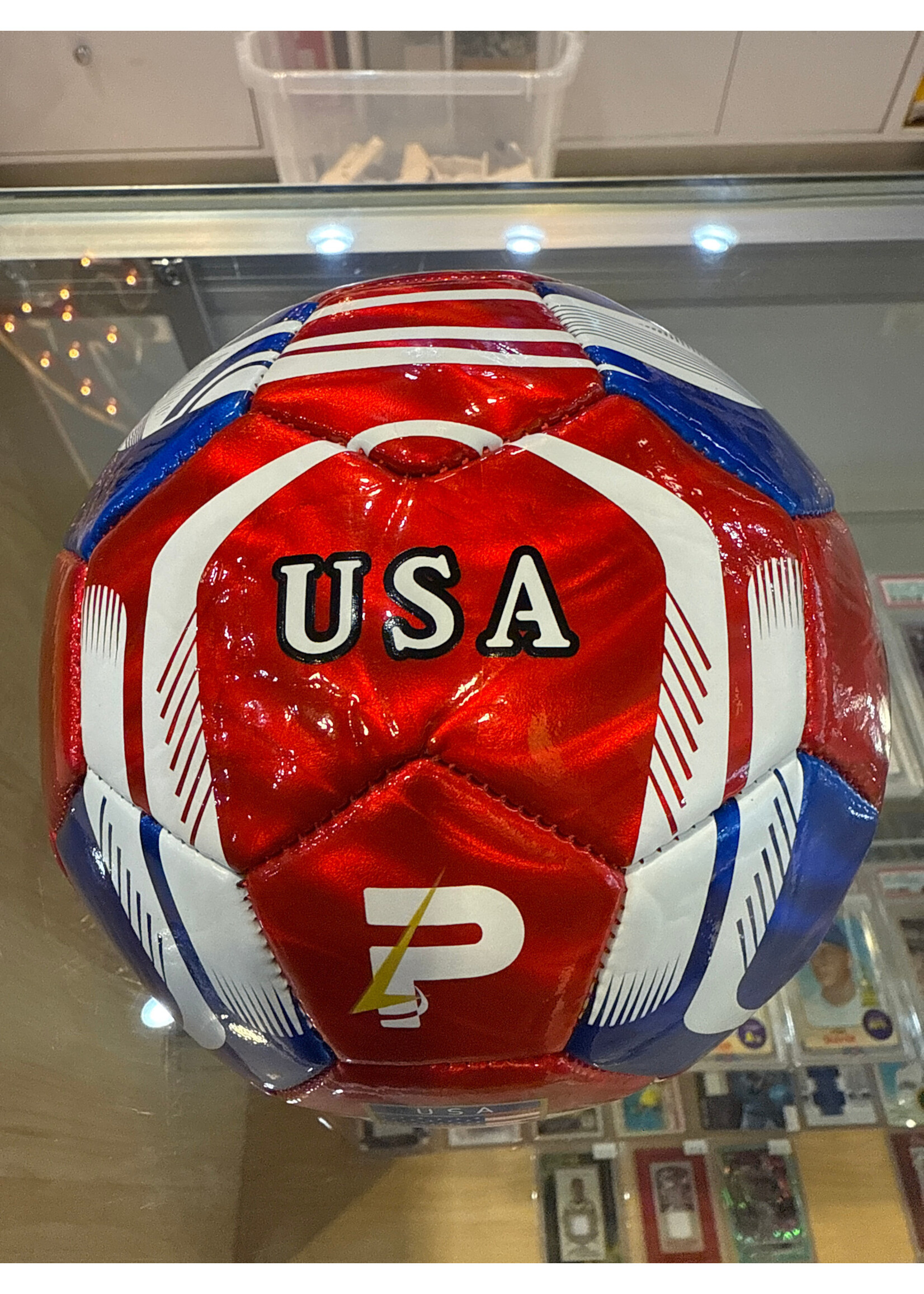 USA-R Sm Soccer Ball