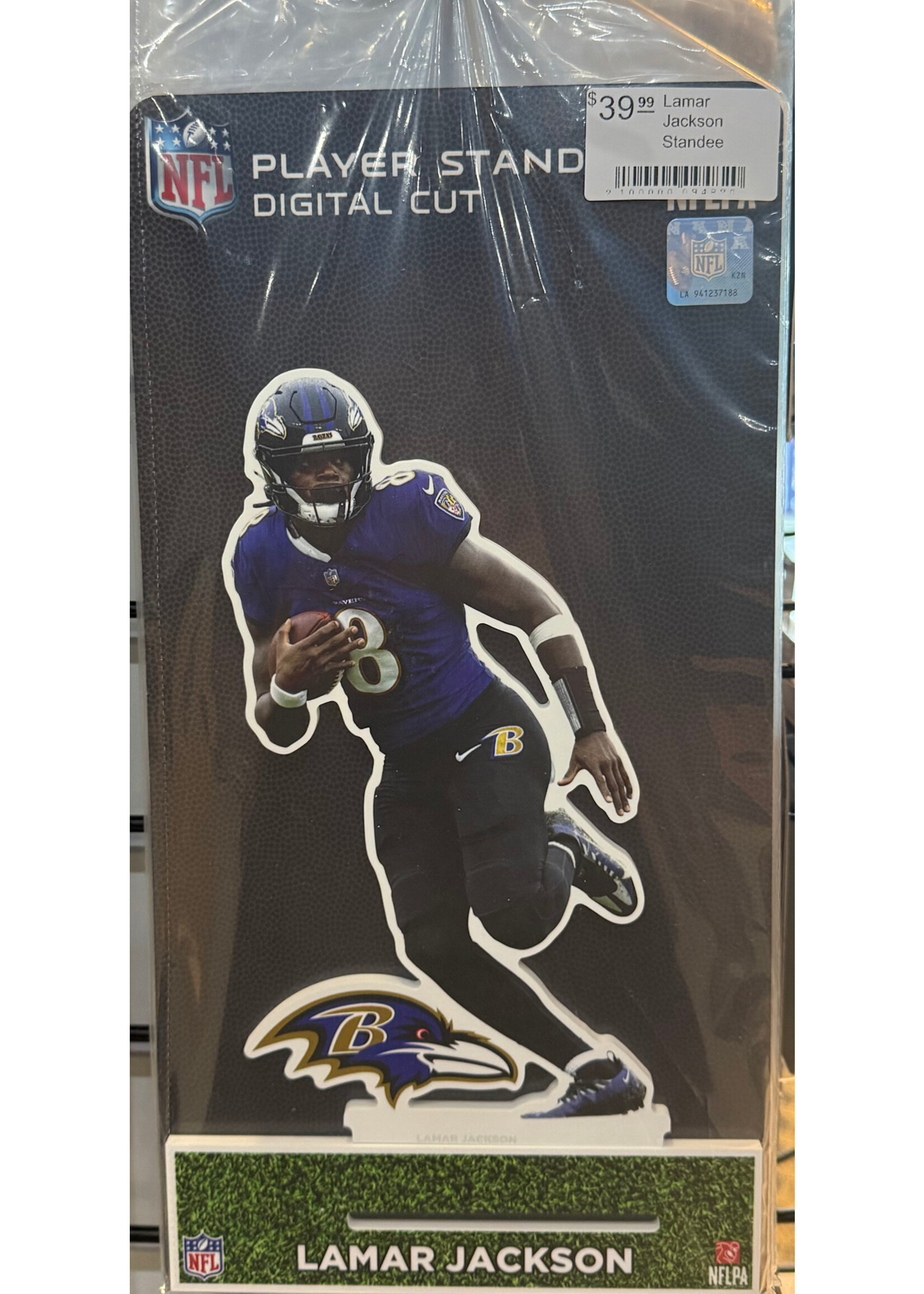 Collectible Lamar Jackson Standee