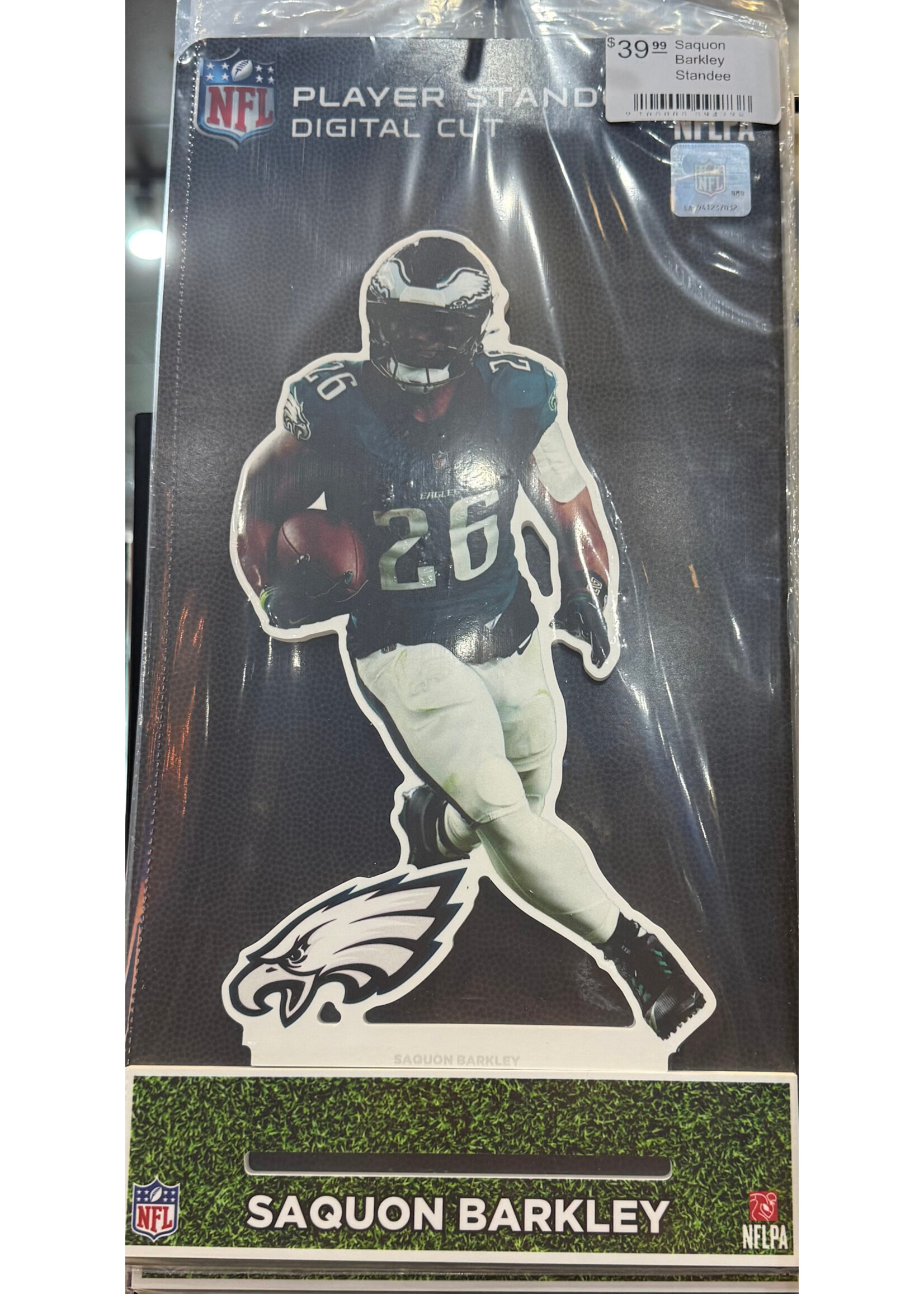 Collectible Saquon Barkley Standee