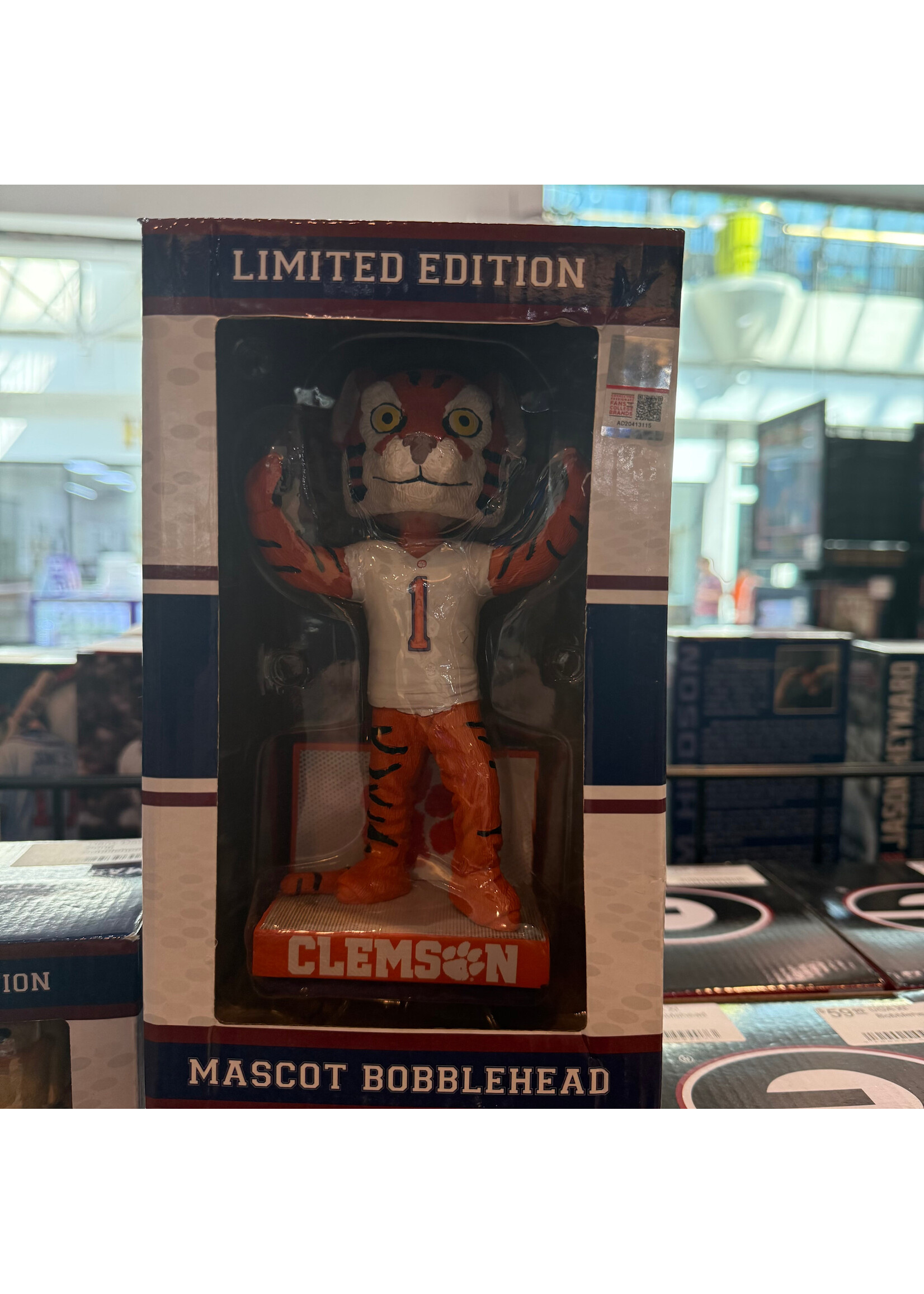 Clemson Tiger Bobblehead