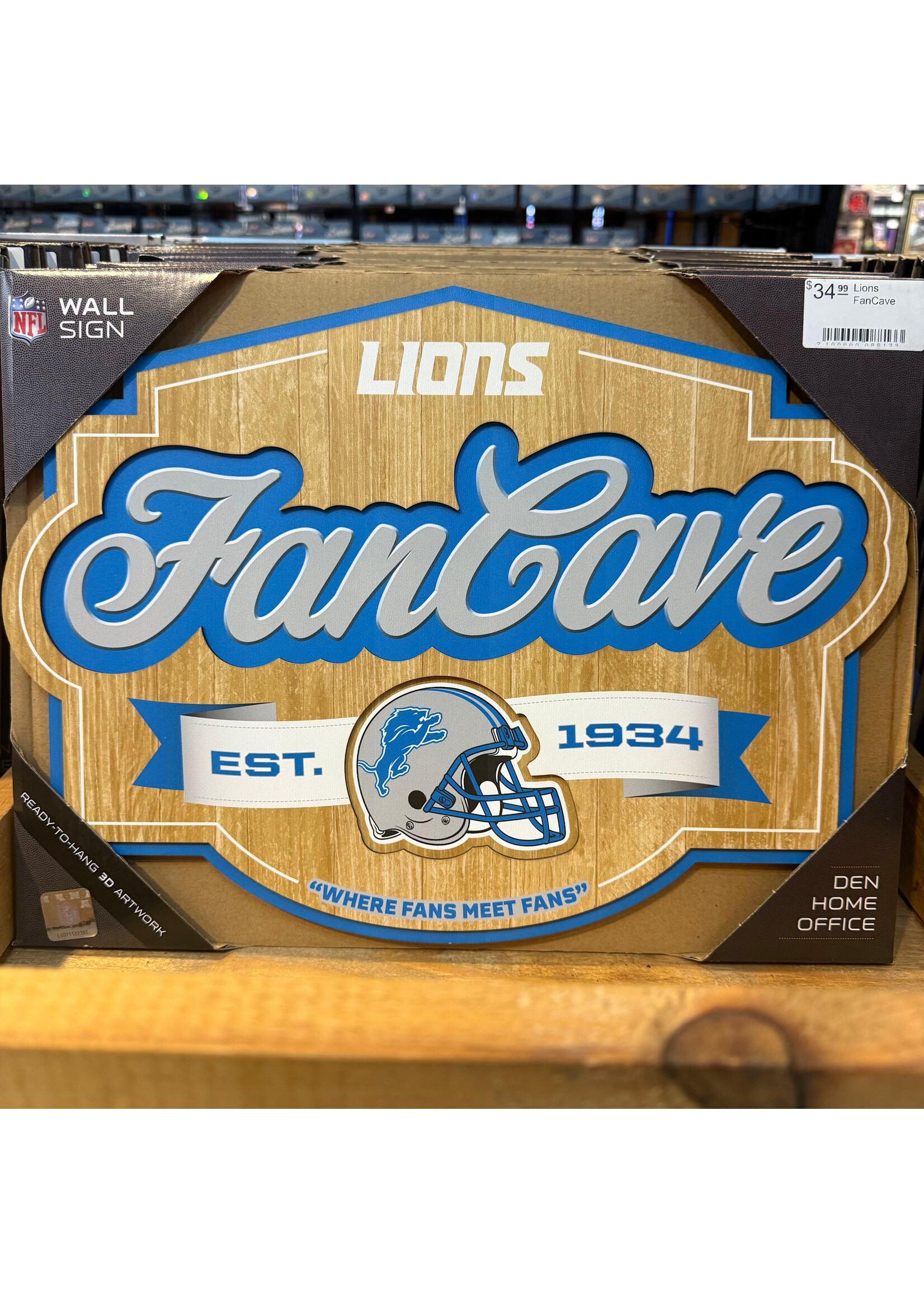 You The Fan Lions FanCave