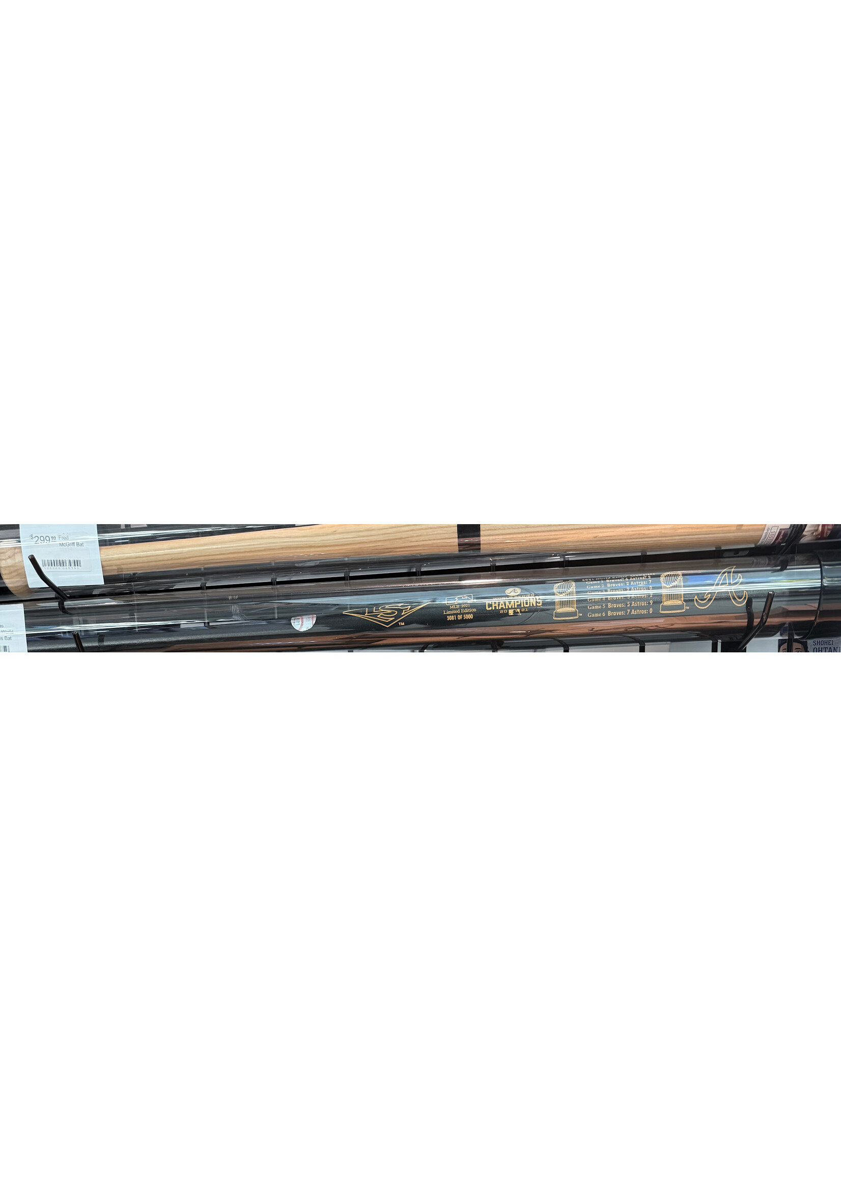 Braves 2021 World Series Bat