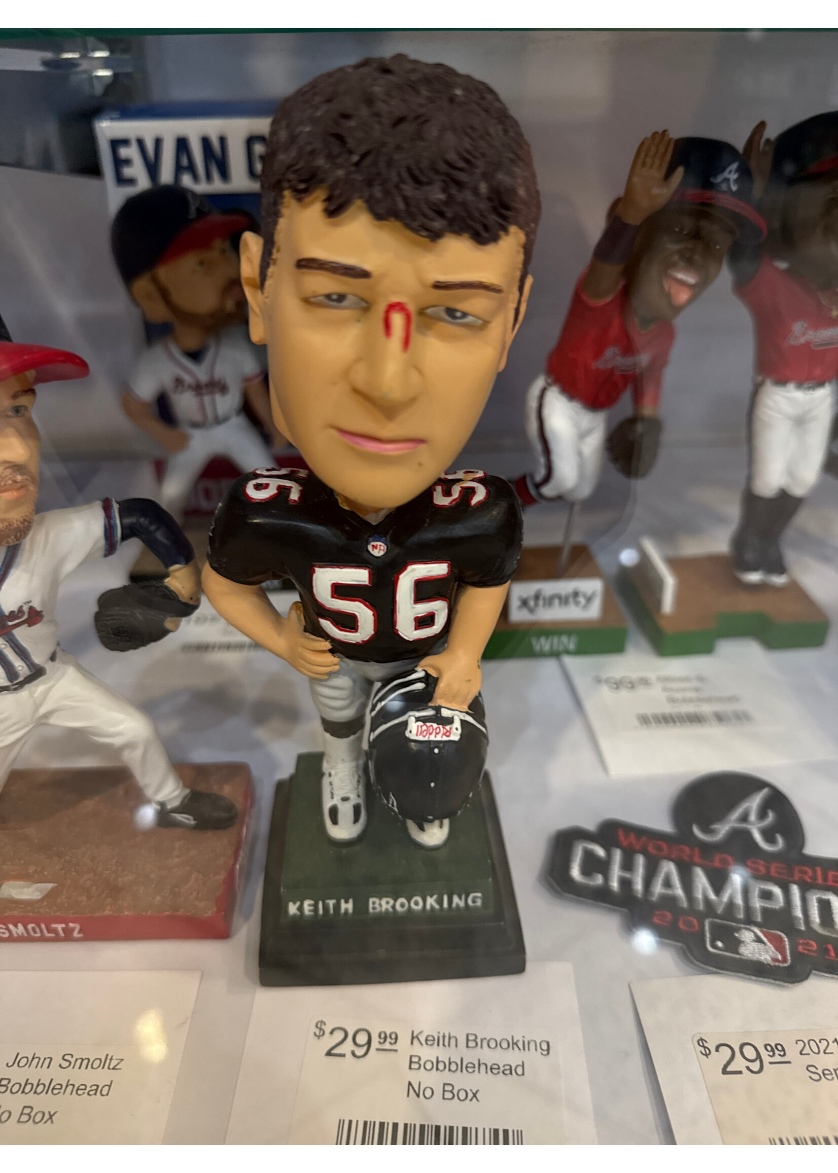 Collectible Keith Brooking Bobblehead No Box