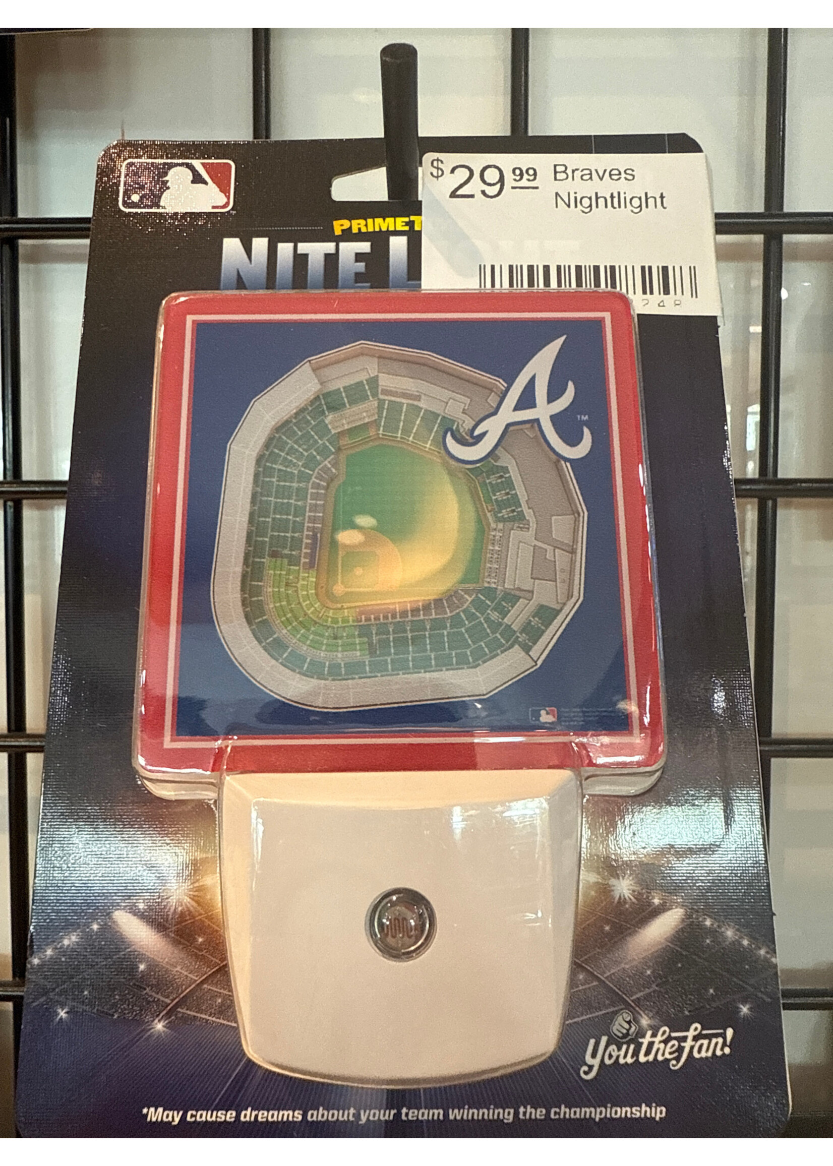 You The Fan Braves Nightlight