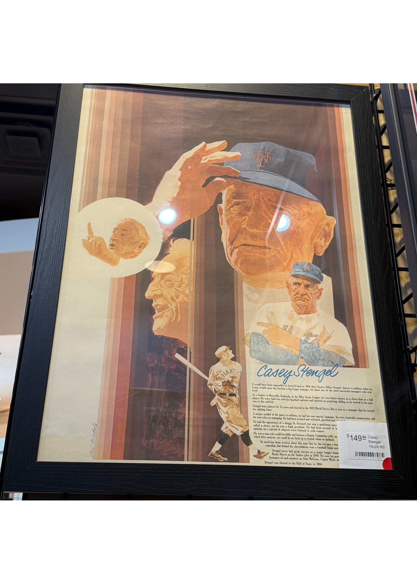 Picture Casey Stengel 18x24 NS