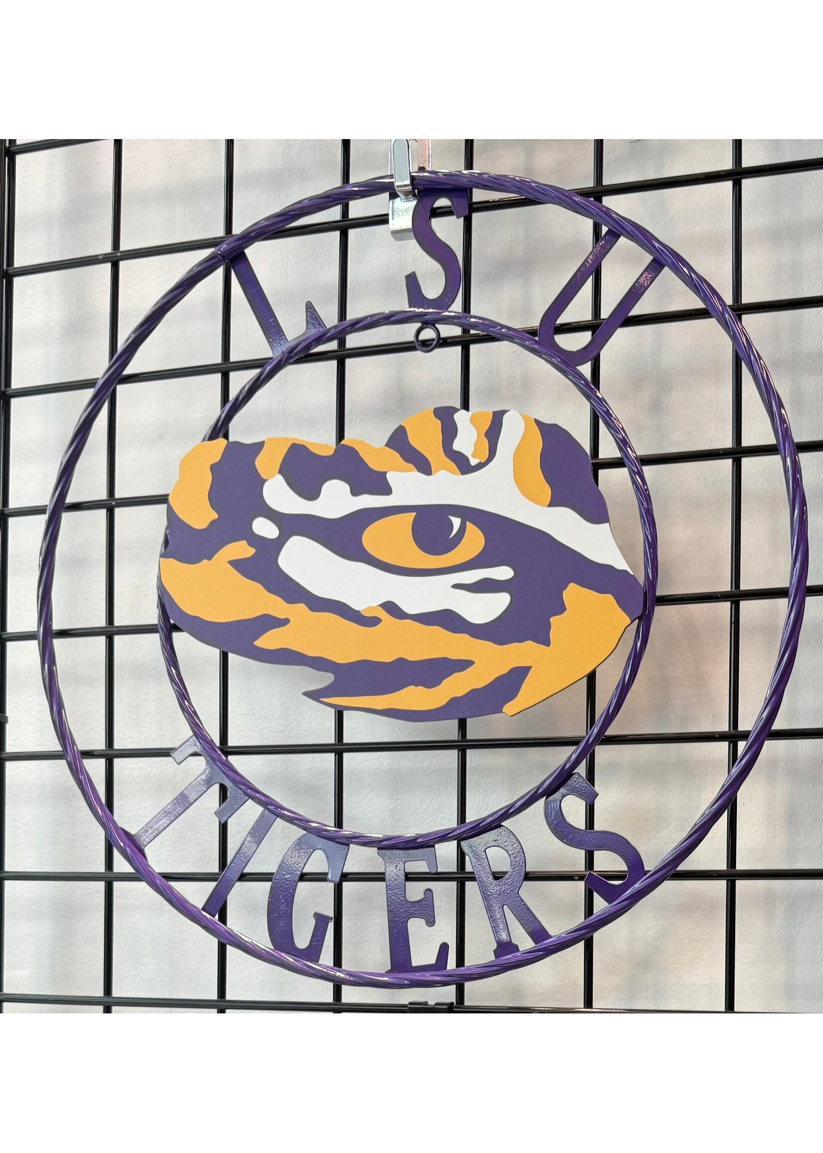 Collectible LSU 18" Iron Wheel