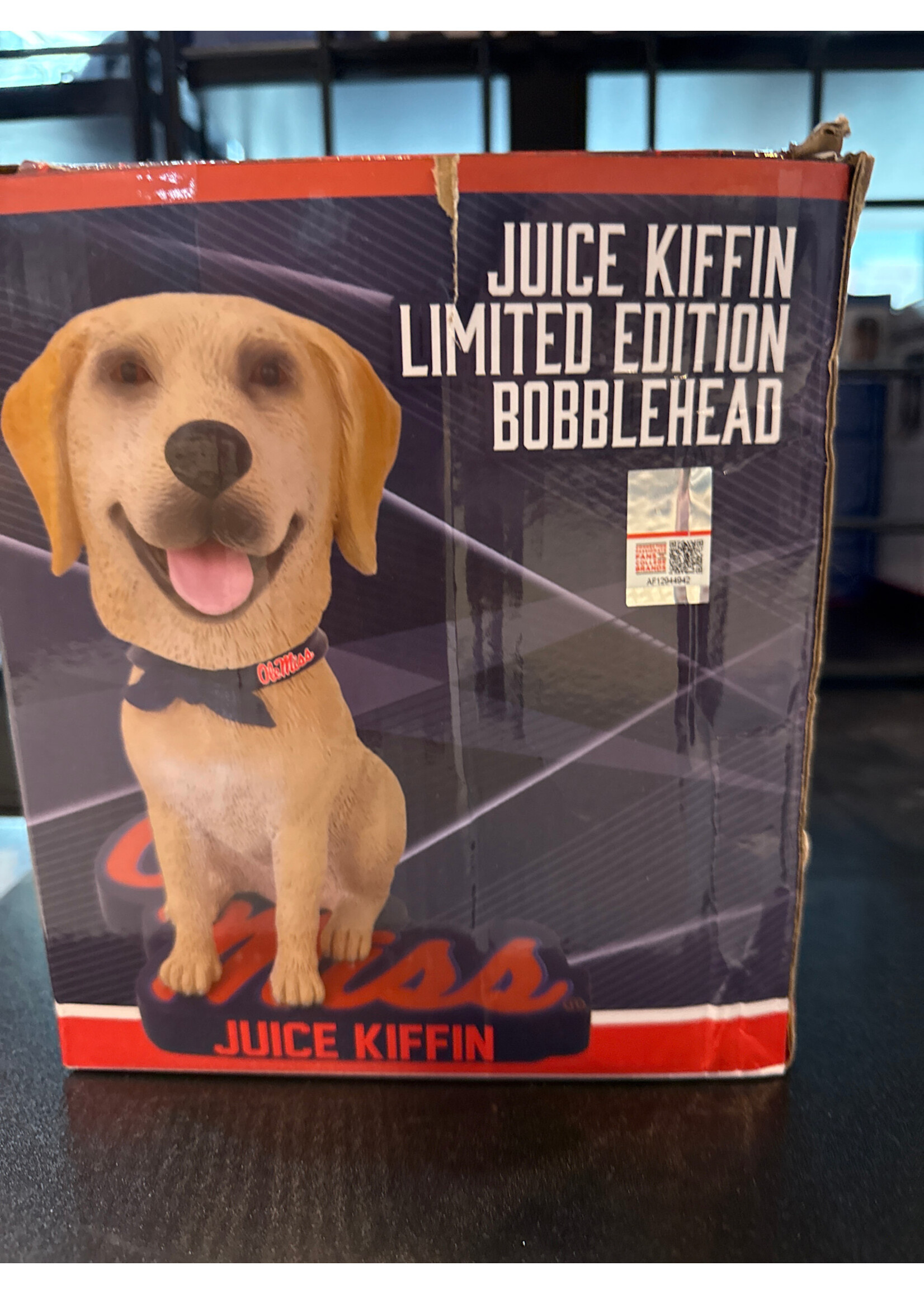 Juice Ole Miss Bobblehead