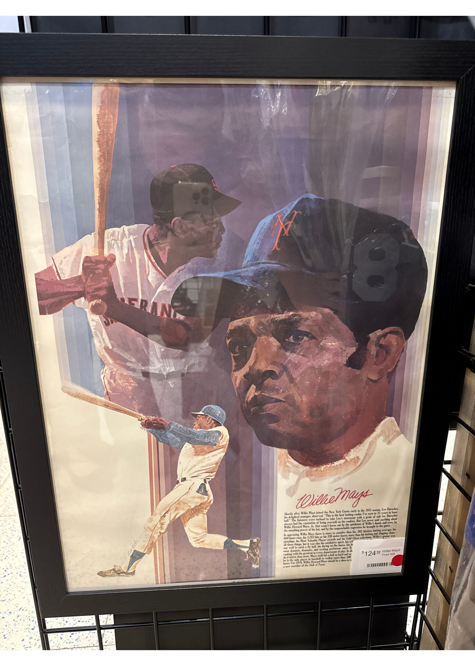 Picture Willie Mays Print NS
