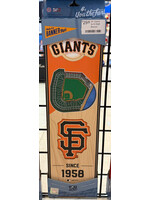 SF Giants 6x19 Wall Banner