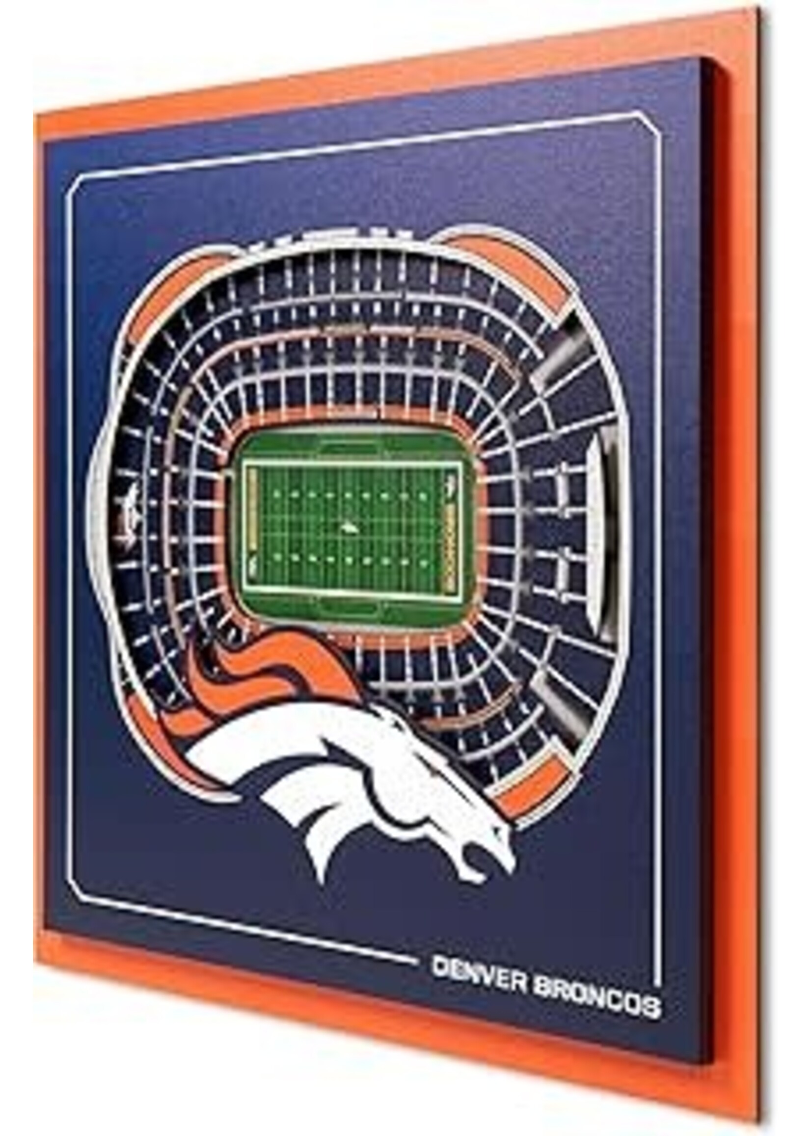 You The Fan Broncos 3 Layer Stadium