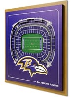 You The Fan Ravens 3 Layer Stadium
