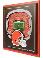 You The Fan Browns 3 Layer Stadium