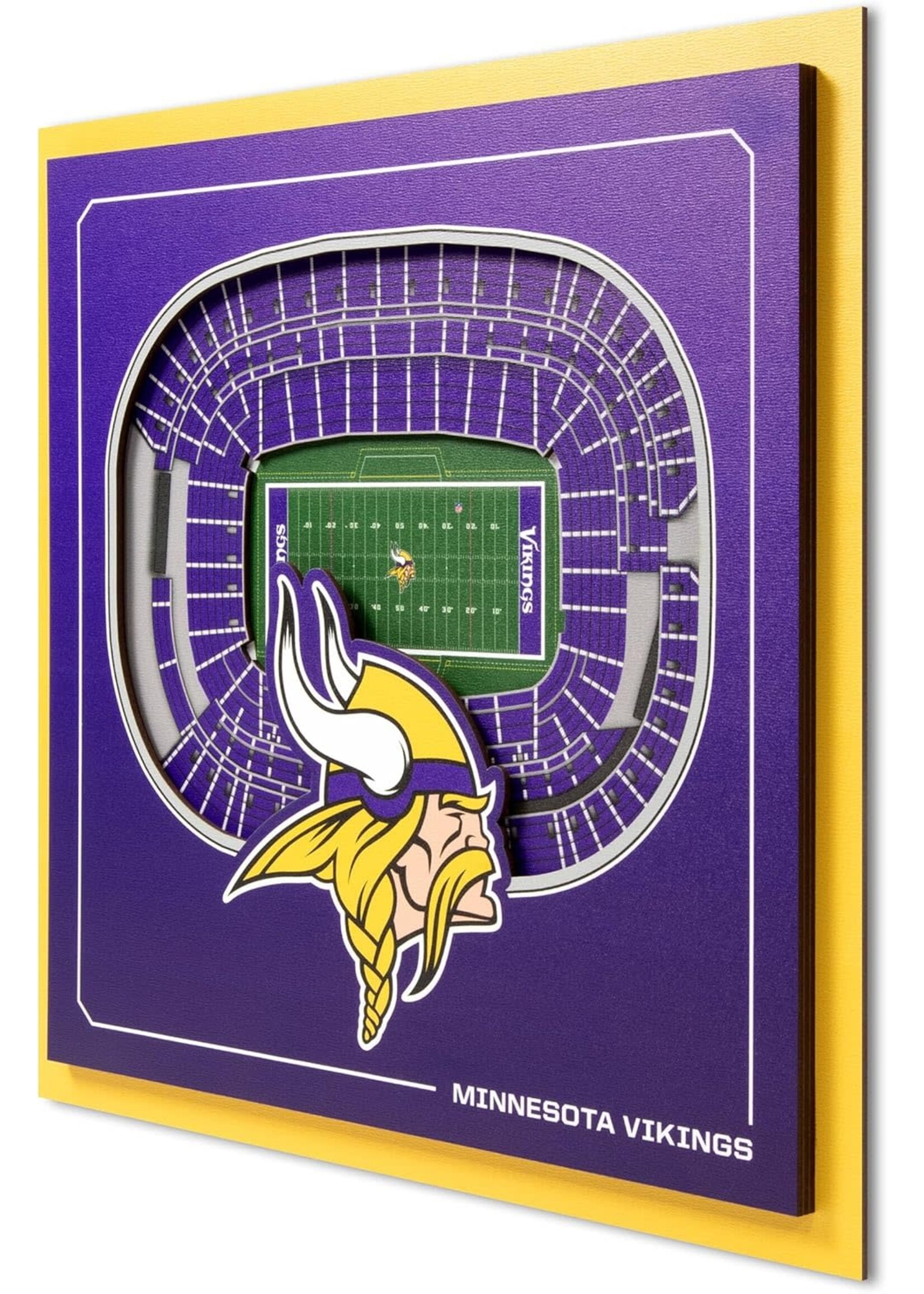 You The Fan Vikings 3 Layer Stadium