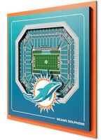 You The Fan Dolphins 3 Layer Stadium