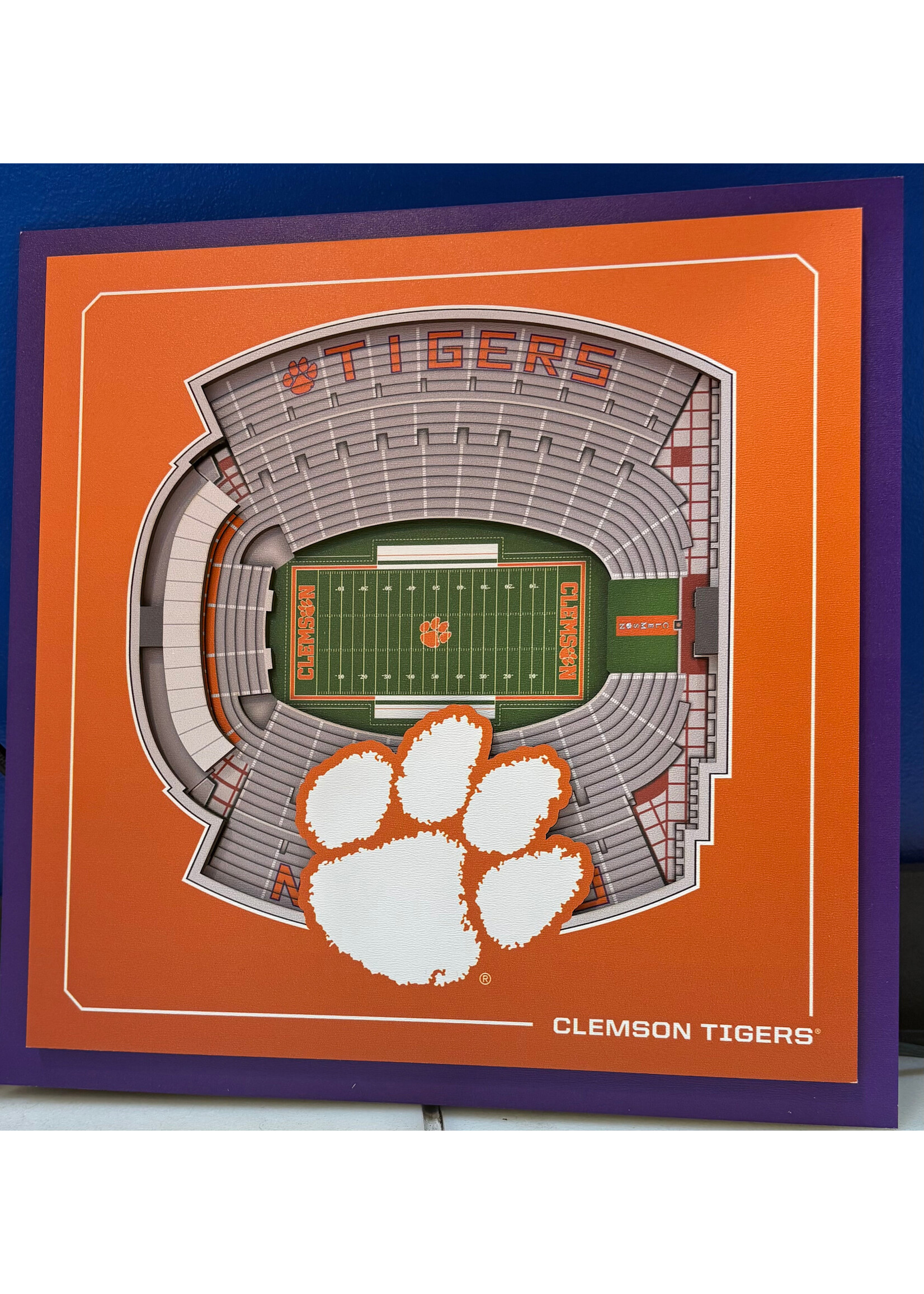 You The Fan Clemson 3 Layer Stadium