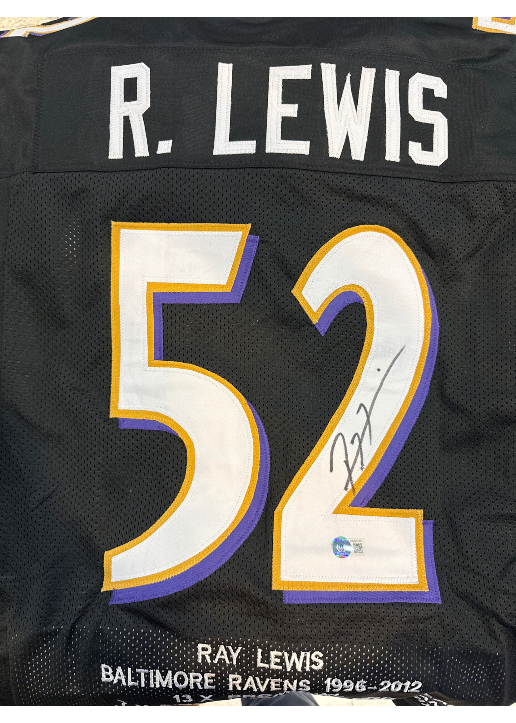 Jersey (F & UF) Ray Lewis Jersey B