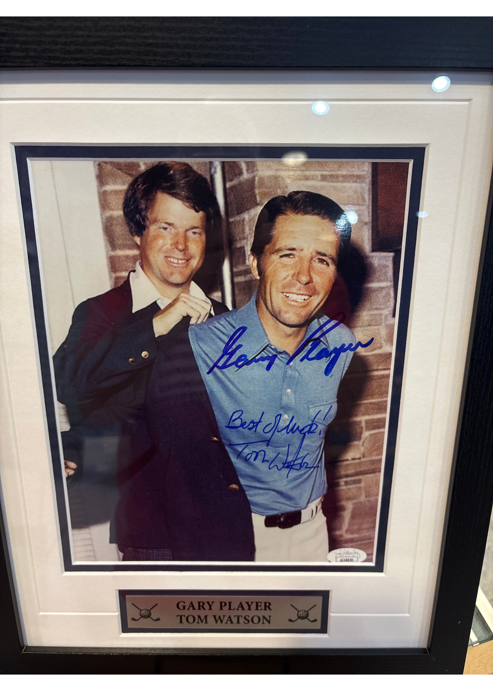 Gary Player & Tom Watson 8x10