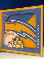 You The Fan Chargers Logo 12x12 Wall Art