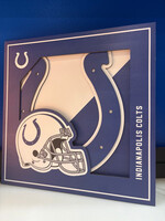 You The Fan Colts Logo 12x12 Wall Art