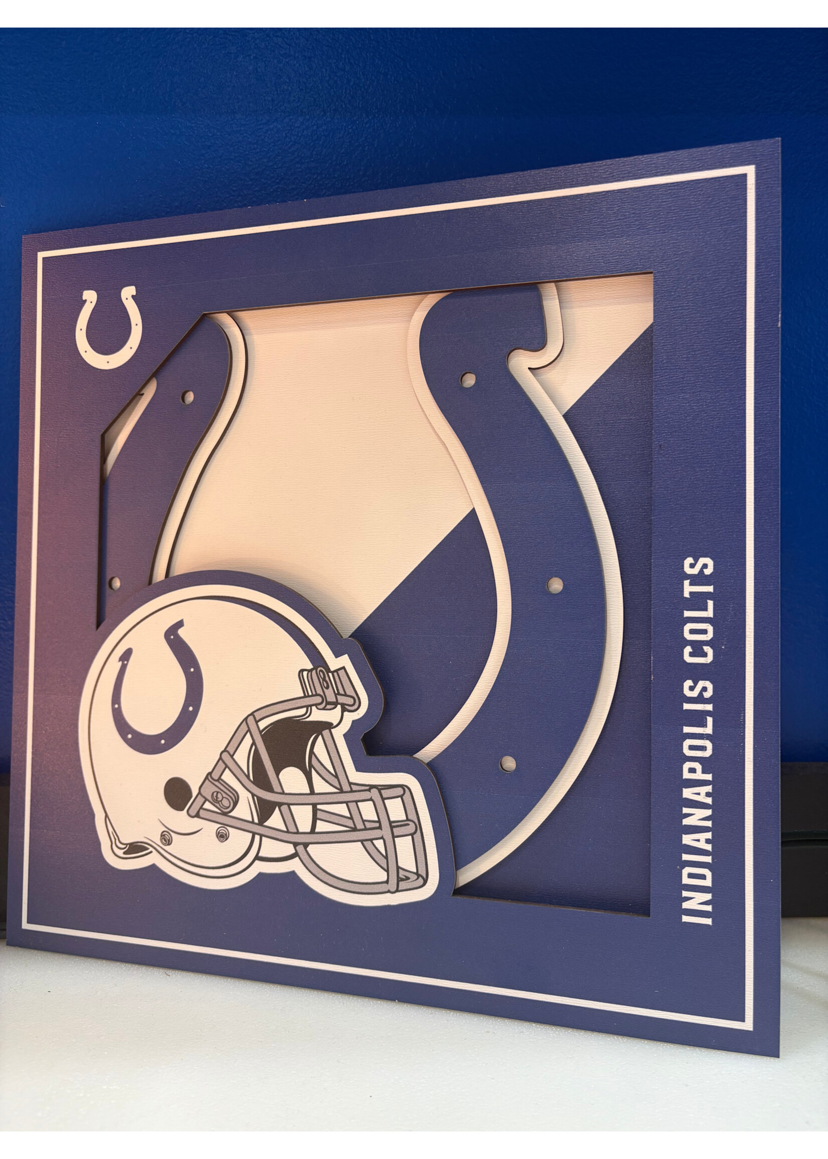 Colts Logo 12x12 Wall Art