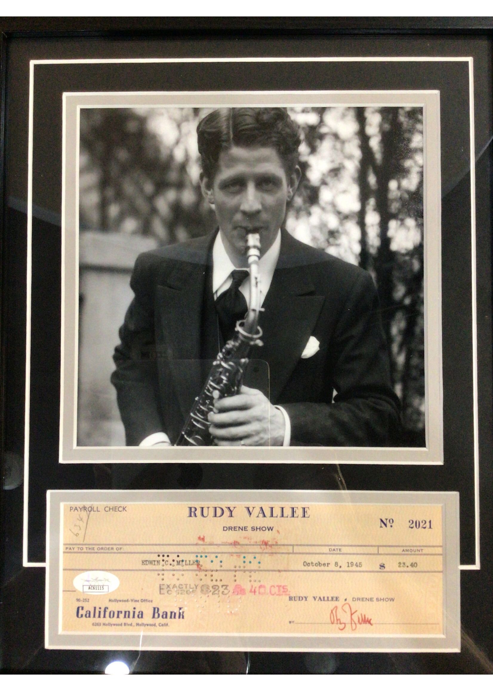 Rudy Vallee Cut