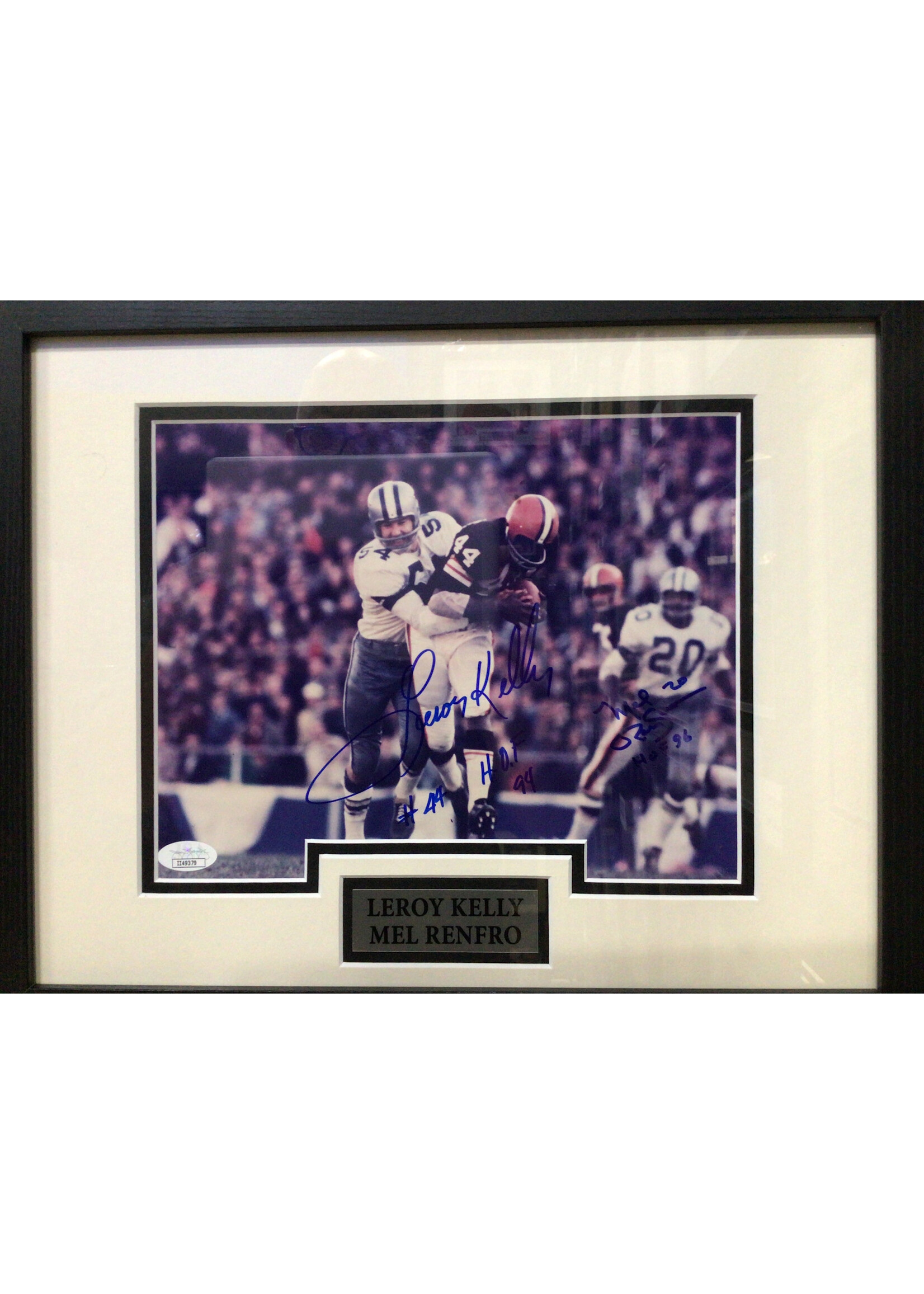 Leroy Kelly & Mel Renfro 8x10