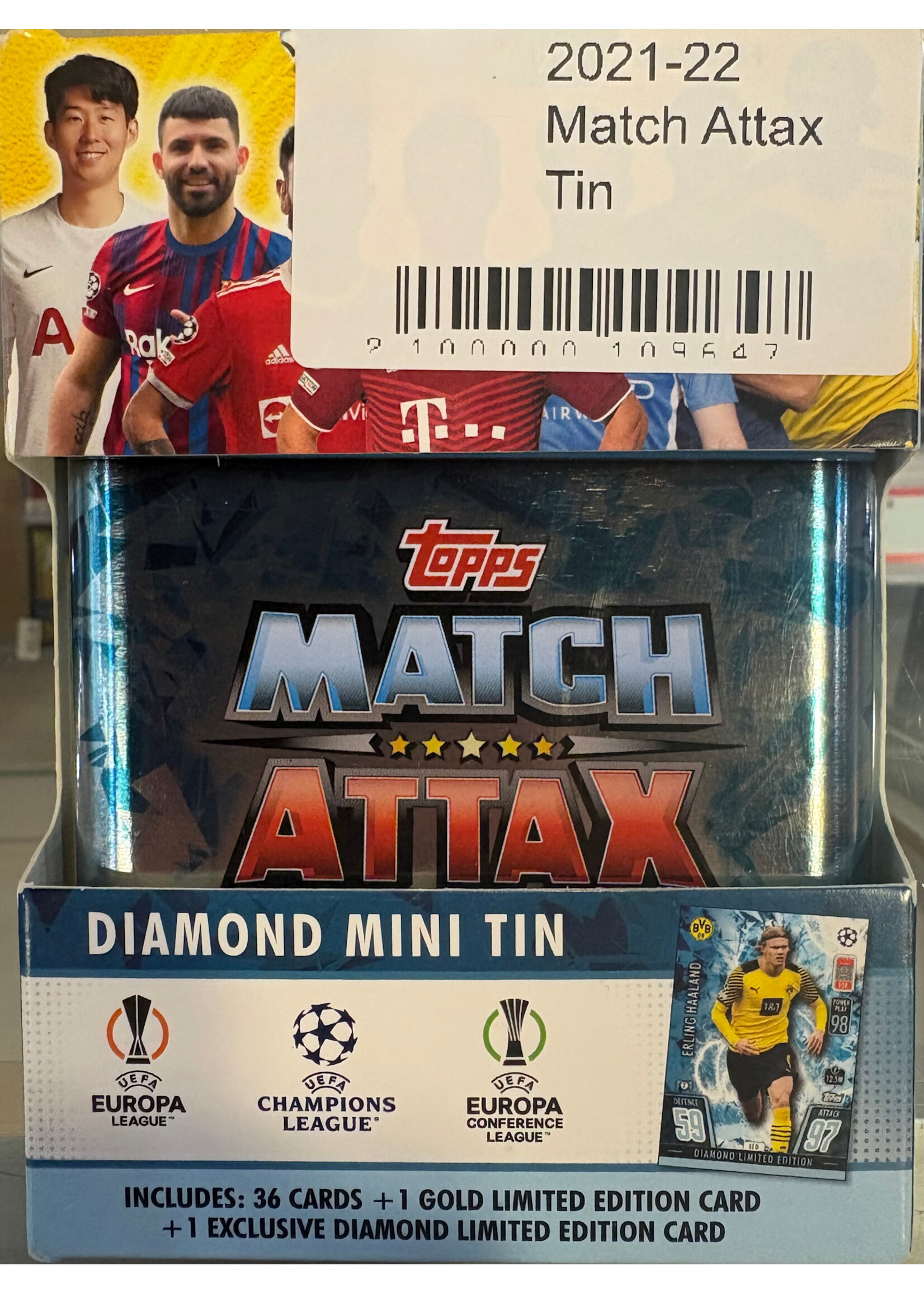 2022-22 Match Attax Tin