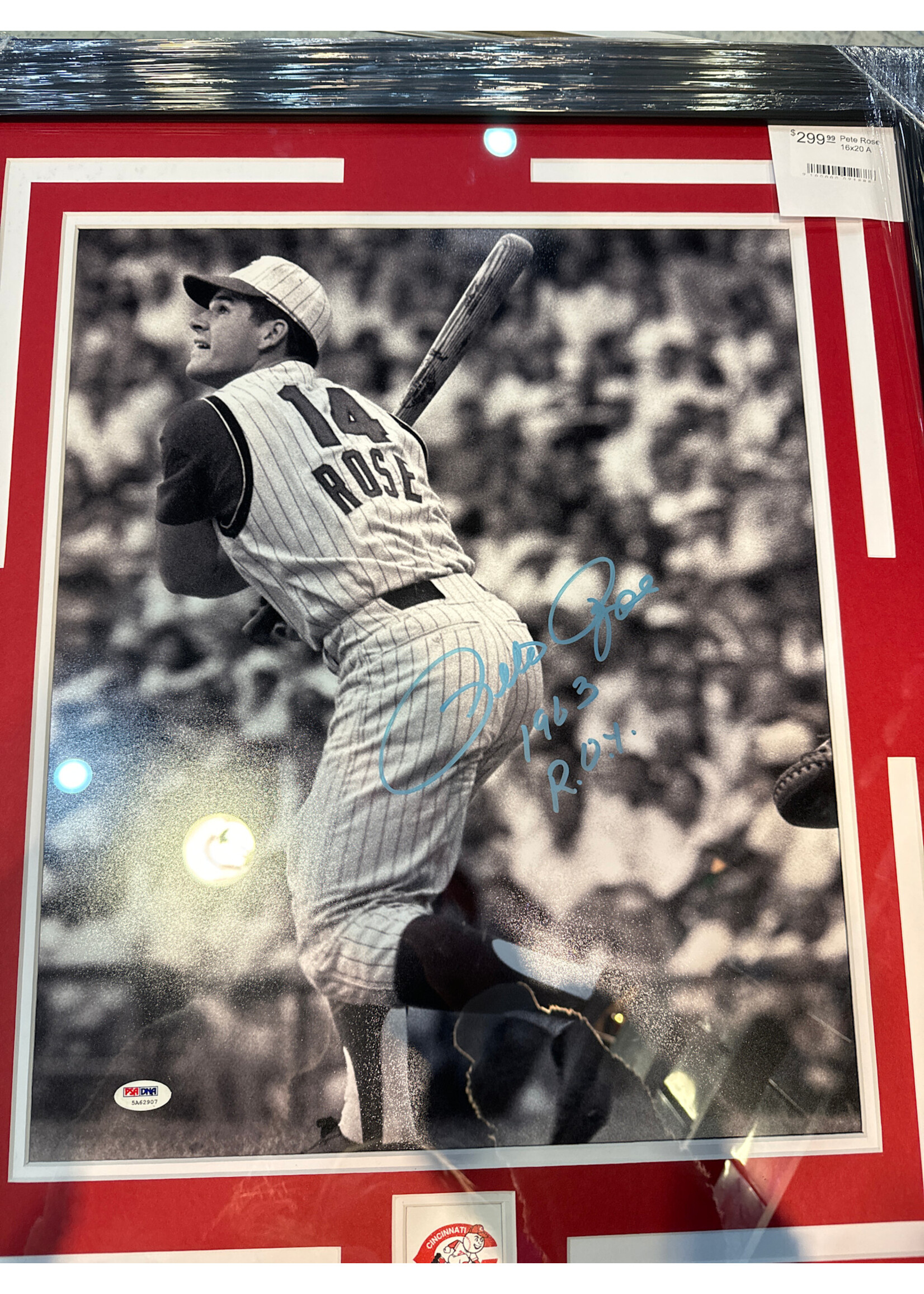 Picture Pete Rose 16x20 A