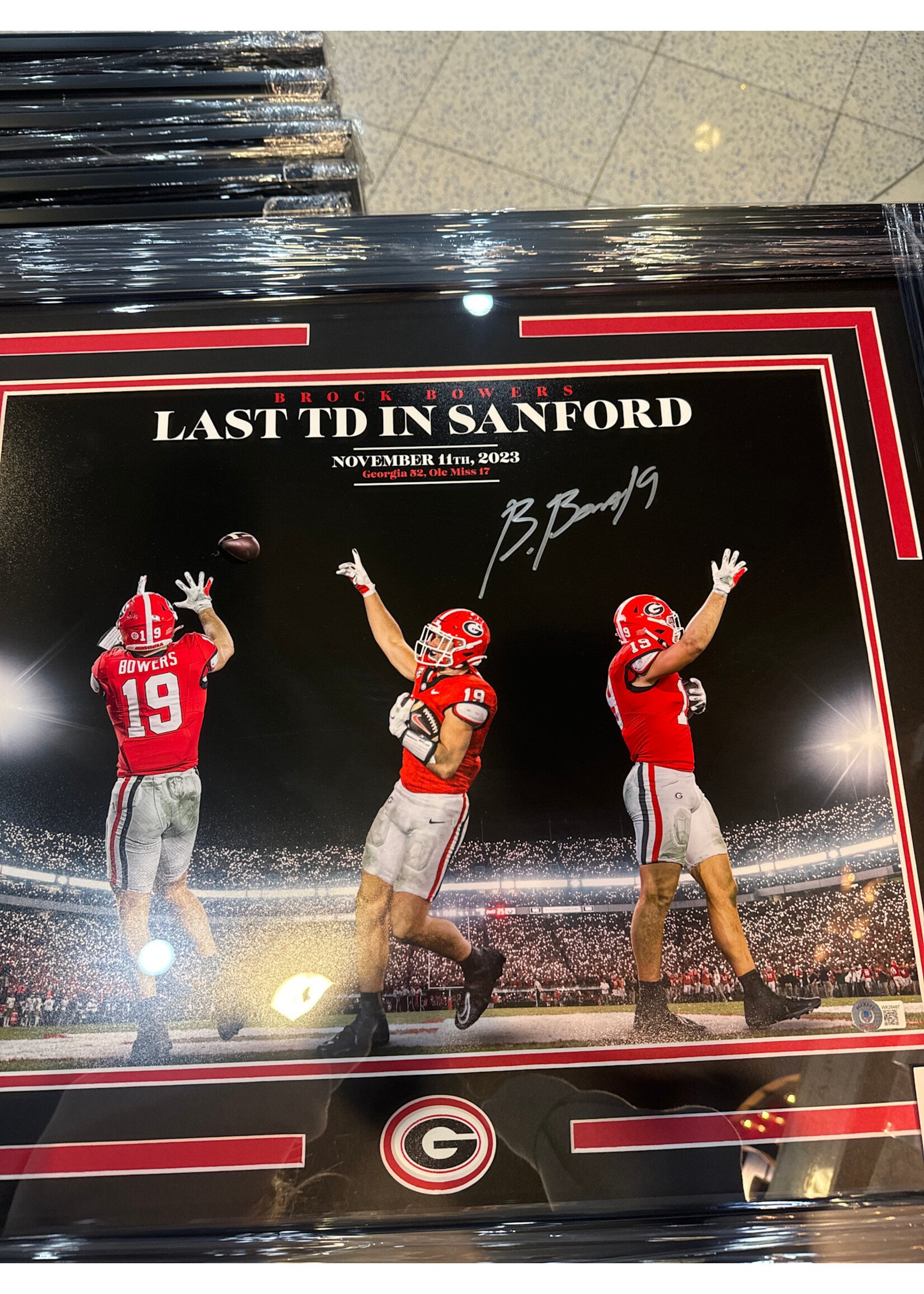 Brock Bowers 16x20 B