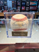 Balls/Bats/Gloves Warren Spahn Baseball