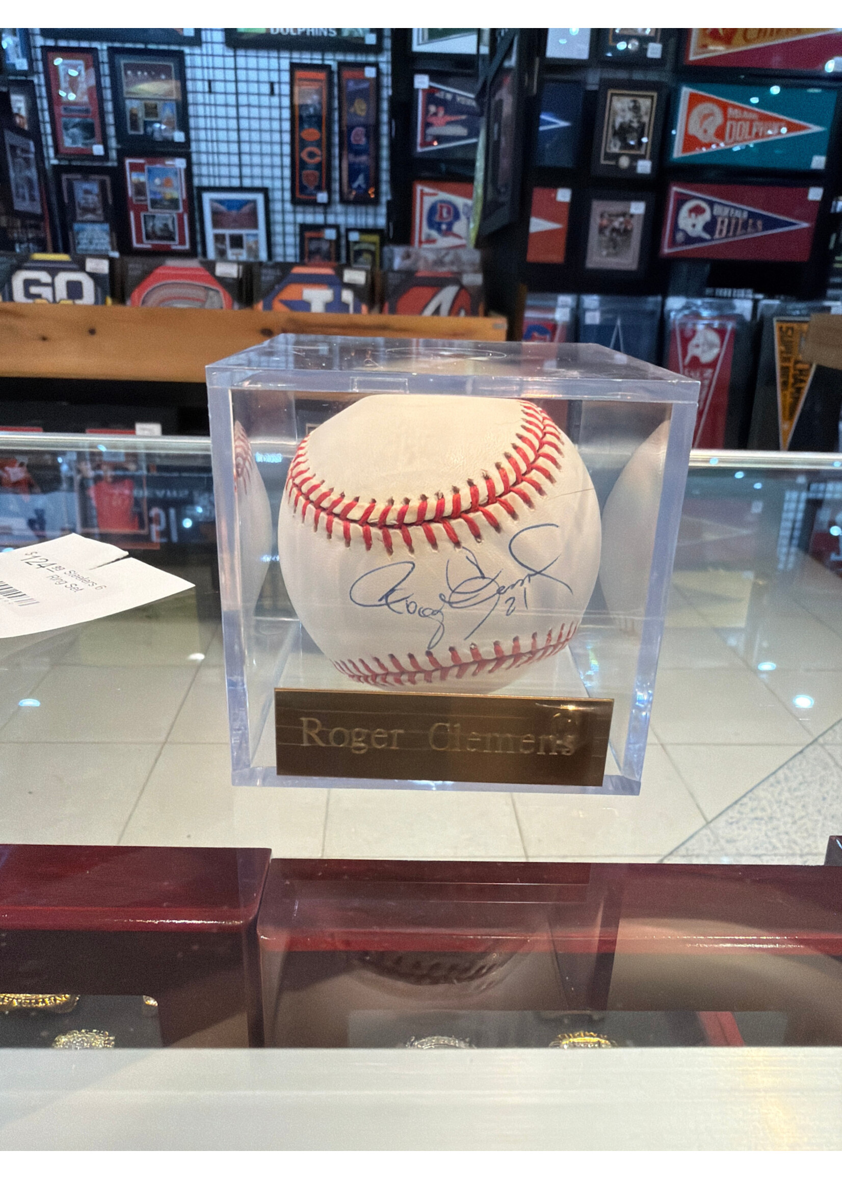 Balls/Bats/Gloves Roger Clemens Baseball